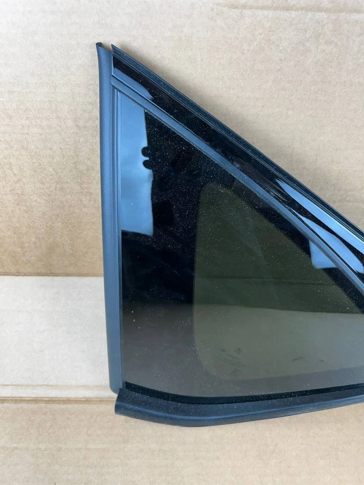 ¡NUEVO!  19-25 Acura RDX conductor trasero izquierdo cuarto derecho ventana moldura de vidrio OEM Foto 2 de 4