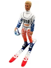 BK~ LOT #5 DRESSED BARBIE DOLL KEN IN VINTAGE SKIING OUTFIT