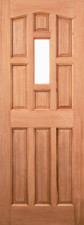 LPD External York Hardwood 1 Panel Un Glazed Doors