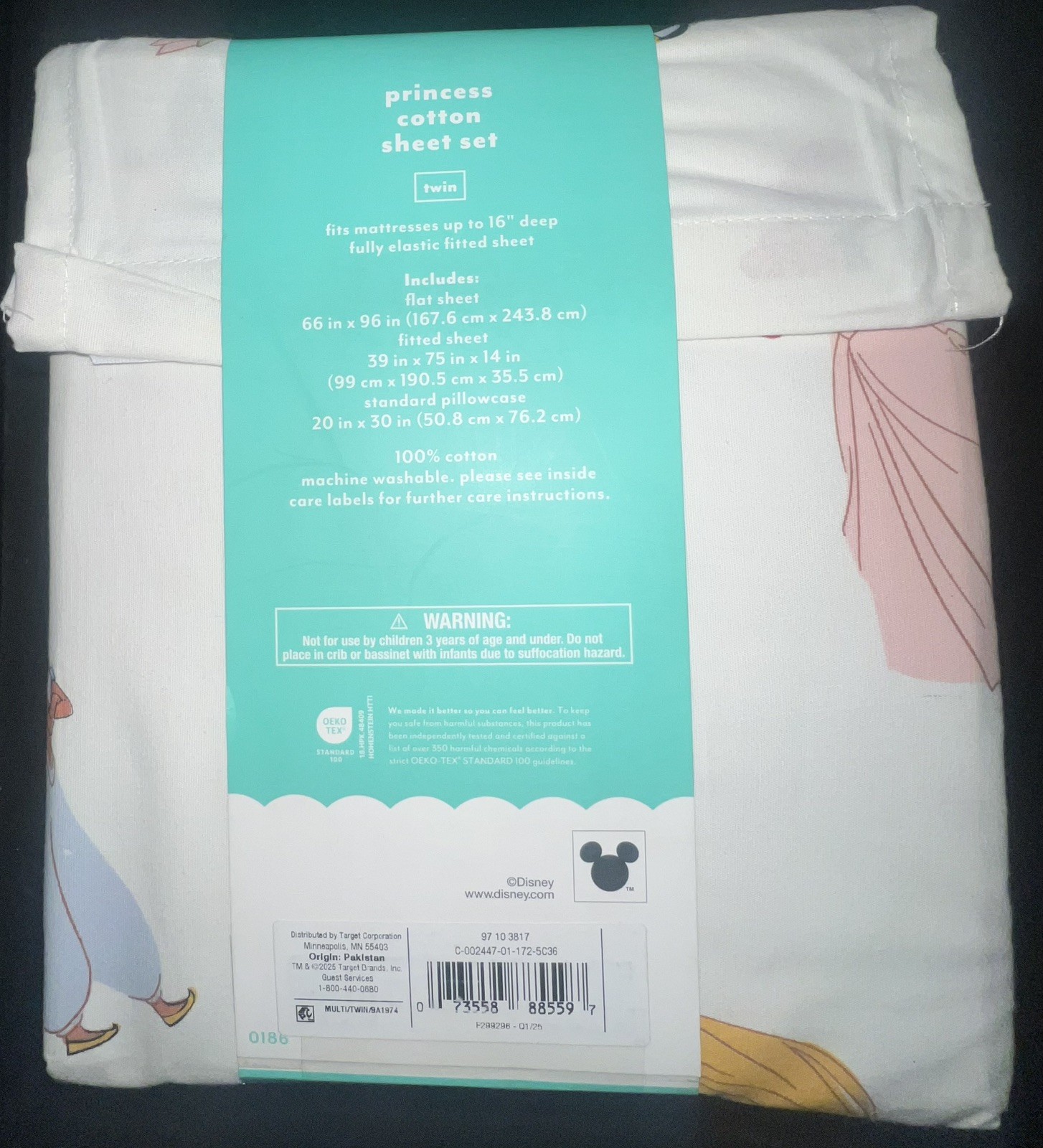 Twin Princess Characters Kids' Sheet Set - Disney Pillowfort See Photos