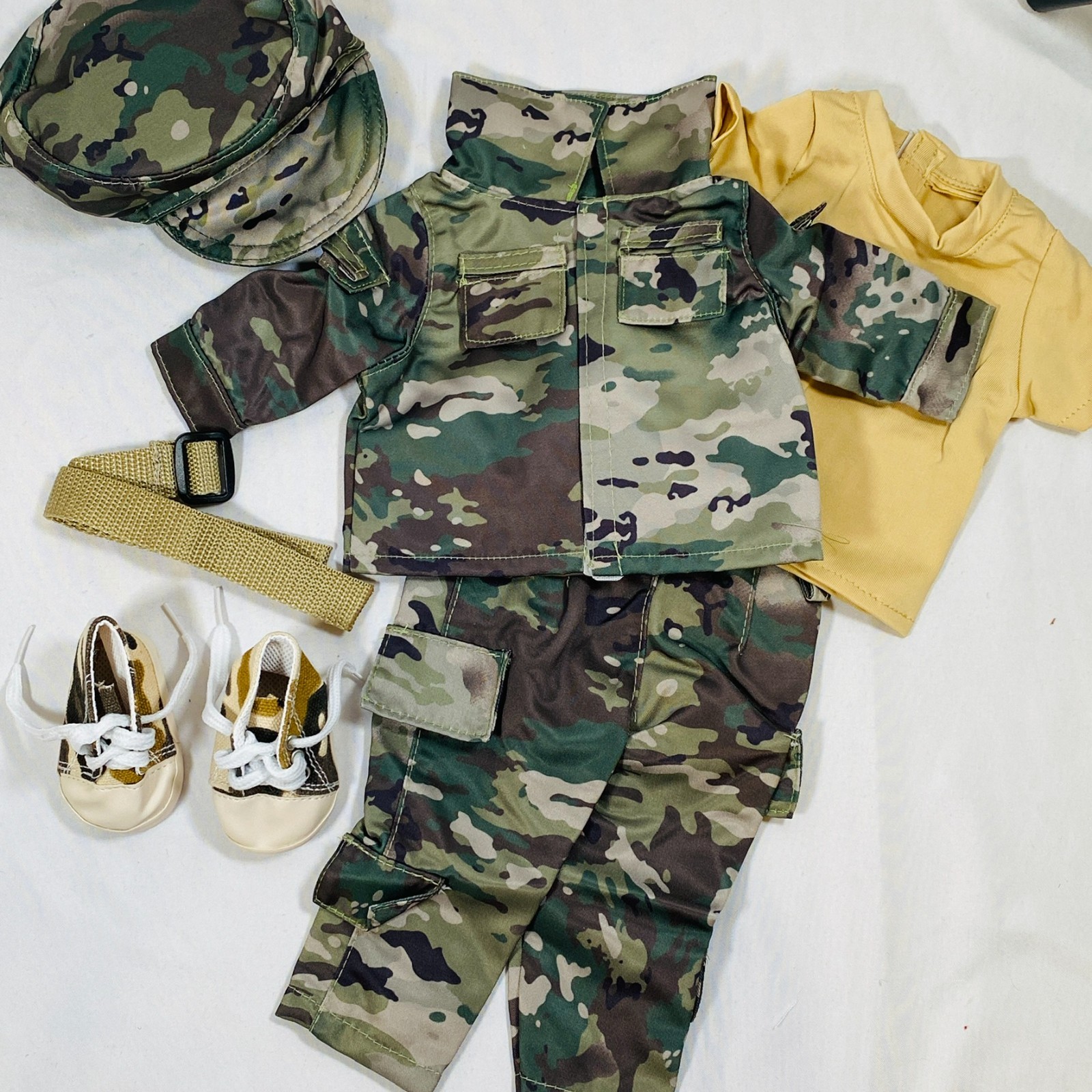Military Camo Soldier Complete Outfit for 18