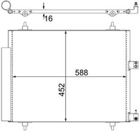 Mahle AC 515 000S Kondensator, Klimaanlage FüR CitroëN,Fiat,Lancia,Peugeot