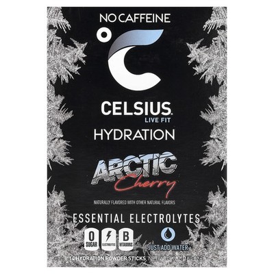 Live Fit, Hydration, Essential Electrolytes, No Caffeine, Arctic Cherry, 14