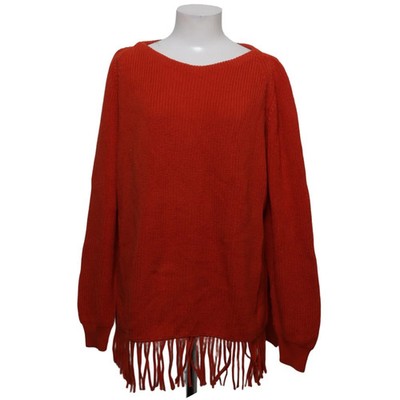 Riani, Strickpullover, Größe: 44, Orange, Baumwolle, Einfarbig, Damen #QZe
