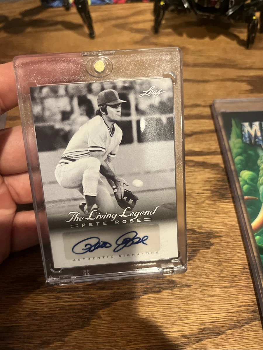 2012 Leaf Pete Rose The Living Legend Baseball Trading Cards for