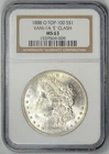 1888-O  NGC  MS63  MORGAN DOLLAR  *  VAM-1A  E Clash  *  TOP 100  * #1537569-009