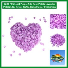 2200 PCS Light Purple Silk Rose Petals,Lavender Petals Lilac Petals forWeddin...