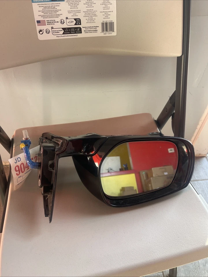 Conjunto de espejo retrovisor lateral del conductor Infiniti QX30 2017 negro fabricante de equipos originales usado 3645626 Foto 2 de 4