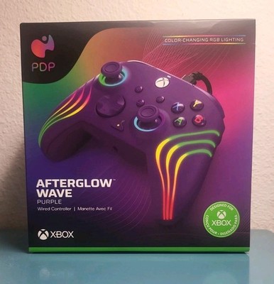 X-Box Afterglow Wave Color Changing RBG Lighting Wired Controller New In Box