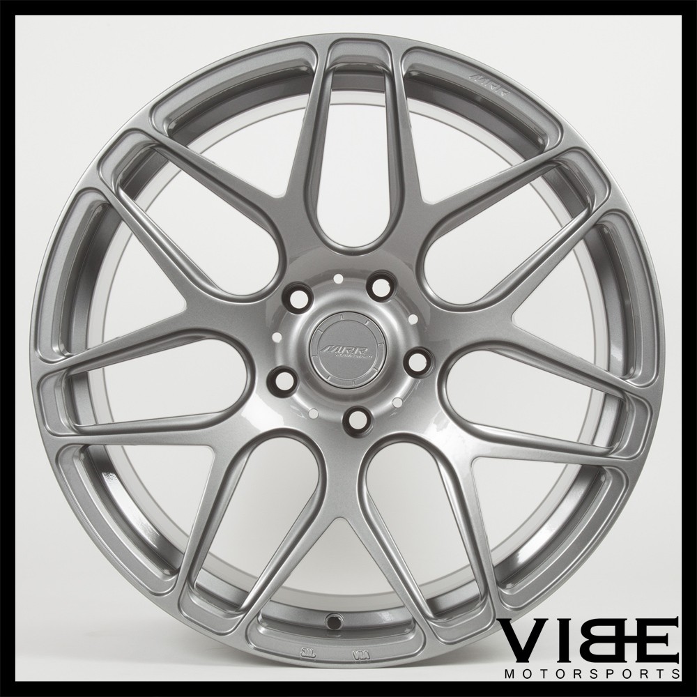 21" MRR FS01 GUNMETAL FLOW FORGED CONCAVE WHEELS RIMS FITS MASERATI GHIBLI