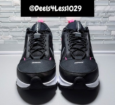 Nike Air Max INTRLK Womens Size 9.5 Black White Silver Hyper Pink DQ2904-004