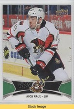 2016-17 Upper Deck AHL SP Green Nick Paul #126 READ 00em
