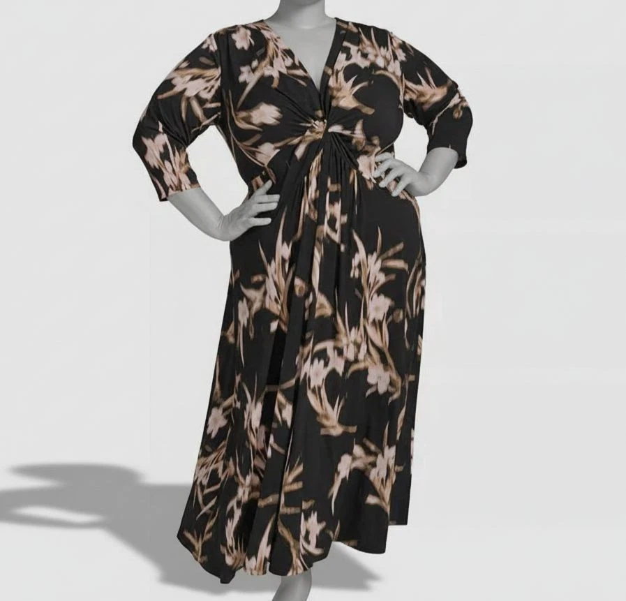 Calvin Klein 3/4 Sleeve Maxi Dresses for Women for sale | eBay