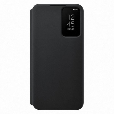 Samsung EF-ZS906 Clear View Cover für Galaxy S22+, Schwarz Handyhülle #32110782