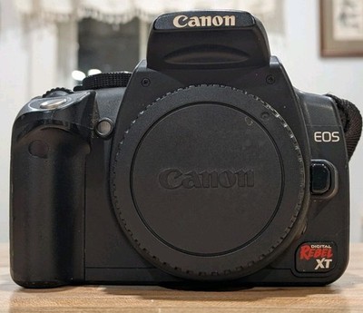 Canon EOS Digital Rebel XT Camera Body DS126071 w/ Battery Mode Select Missing 