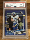 2023 Panini Donruss Optic PUKA NACUA Rookie BLUE GLITTER PSA 10 RC SSP NFL