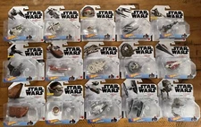 Hot Wheels 2021 STAR WARS DIE CAST STARSHIPS DISNEY Lot -  FYT65-956L