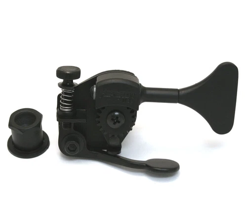 Hipshot Black Ultralite Y-Key 3/8" Bass Drop D Machine Head De-tuner X-tender