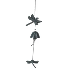 Cast Iron Wind Chime Hanging Decor Wind Bell Decor Dragonfly Wind Chime