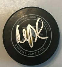 ULF SAMUELSSON SIGNED PITTSBURGH PENGUINS OFFICIAL GAME HOCKEY PUCK W/ CASE COA