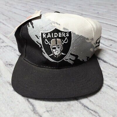 Vintage Deadstock Los Angeles Raiders Splash Snapback Hat Vintage Deadstock Los Angeles Raiders Splash Snapback Hat