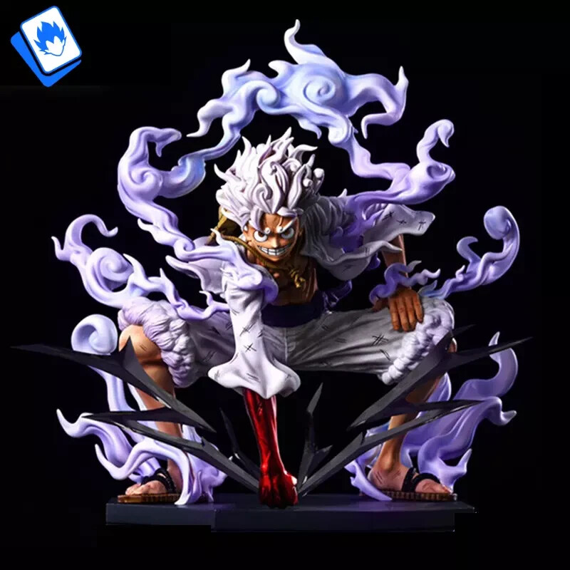 Figurine Luffy Gear 5 en PVC Blanc de 20 cm contre la Décoloration