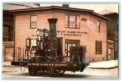 #ad c1960#x27;s Baltimore And Ohio R.R. Atlantic Baltimore Maryland MD Unposted Postcard $9.98