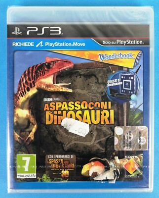 Jeu PS3 BBC Earth Sur La Terre Des Dinosaures – Pack Wonderbook Avec PS Move Et Caméra – Occasion