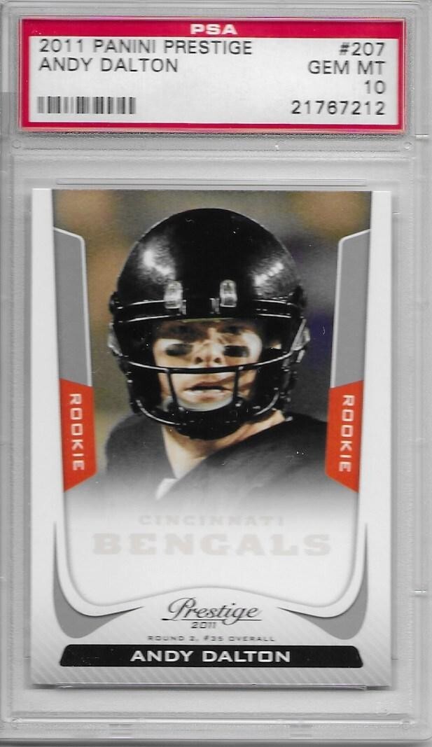 Andy Dalton Panini Prestige #207 Base