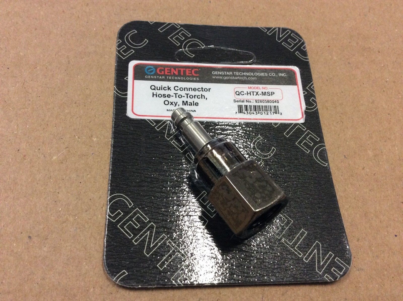 Gentec Hose to Torch quick connect Male Oxy Fitting qc-htx-msp | eBay