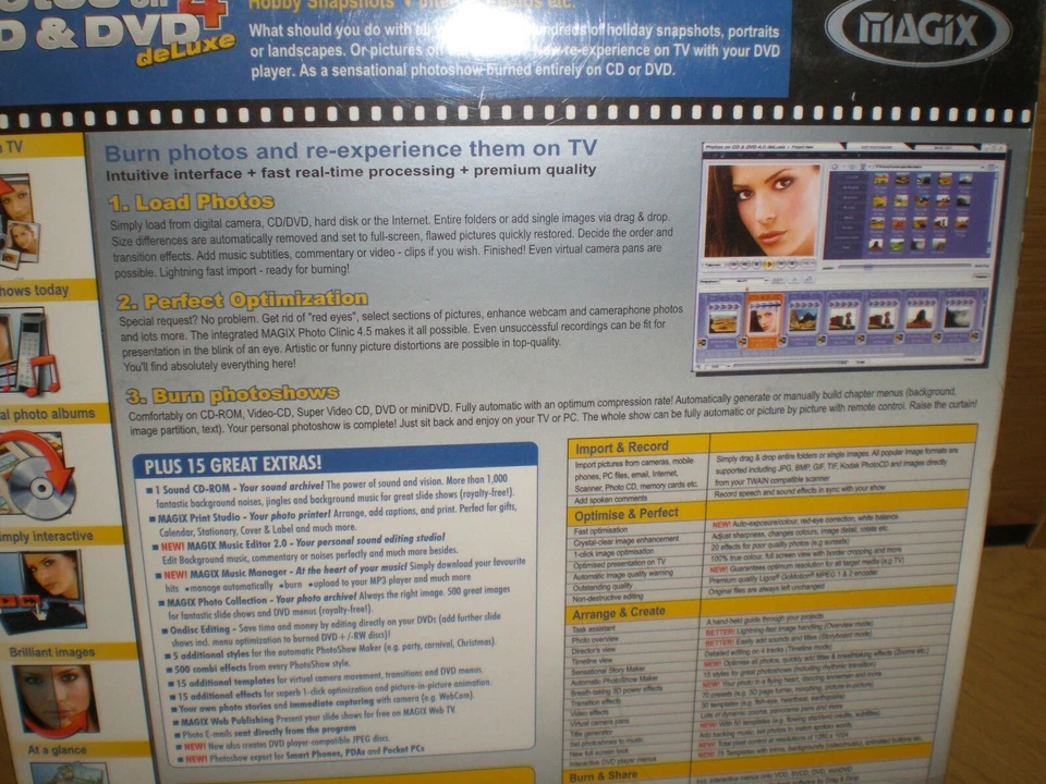 PC Magix Photos on 4 CD & DVD Deluxe still sealed - Image 2 of 4