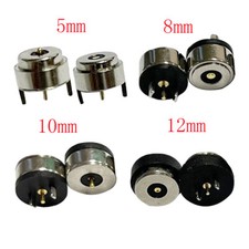 2Pcs 1Pin Spring-Loaded Magnetic Pogo Pin Connector Male and Female Charge Probe