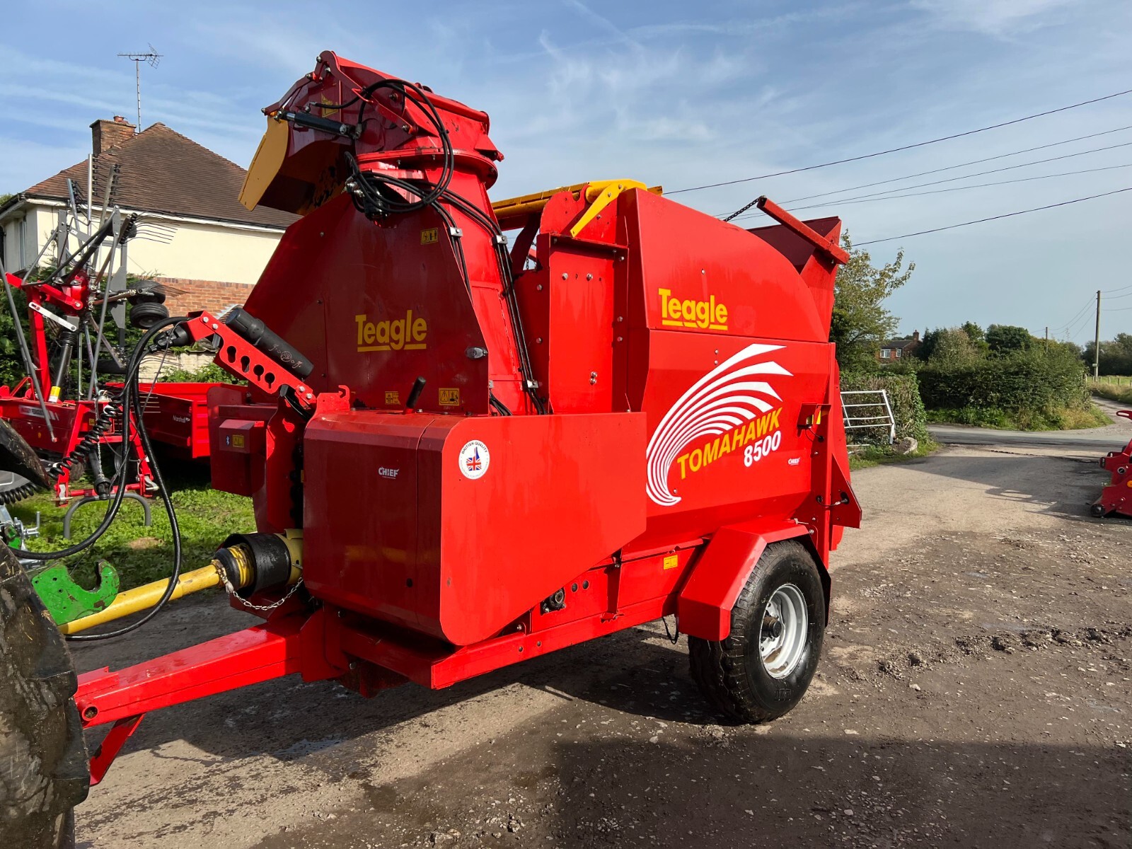 Teagle 8500 straw chopper eBay