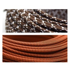 Twist 2*0.75mm� Lighting Fabric Cable Vintage Coloured Twisted Braided Wire Lamp