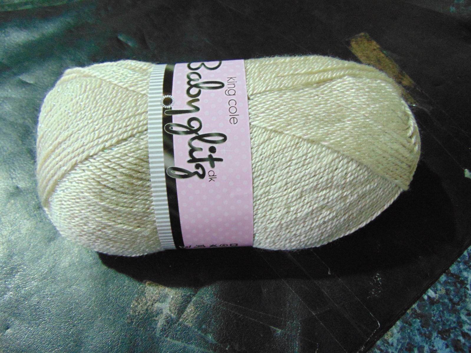 King Cole Baby Glitz Double Knitting Yarn Shade 3273 Caramel