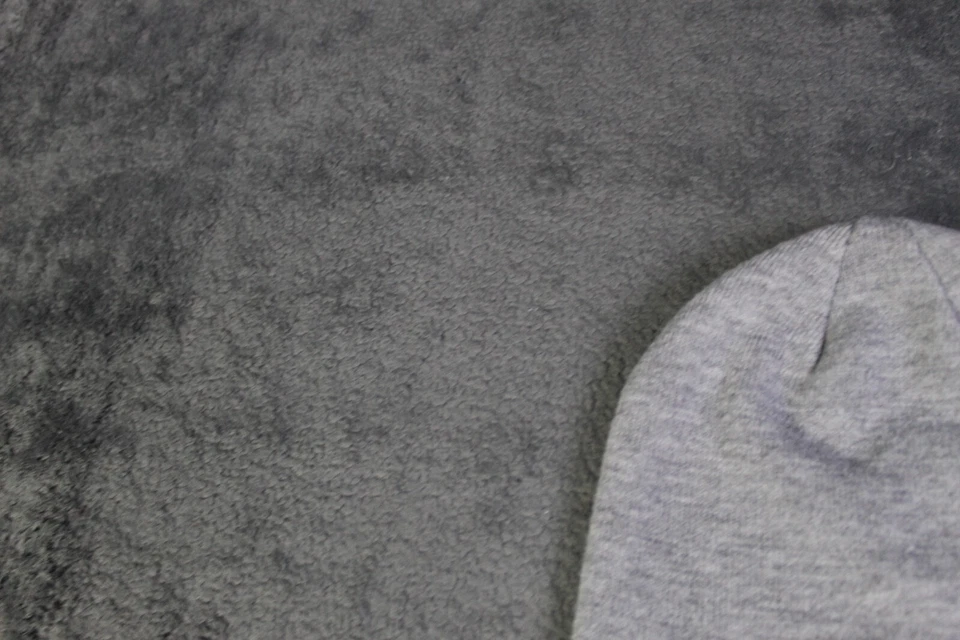 Catepillar Hat One Size Gray Logo Beanie Knit Outdoor Cap Stretch Pull Over Work - Image 2 of 4