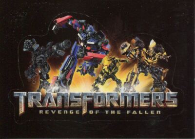 Transformers Revenge of the Fallen Storyboard Aufkleberkarte #27