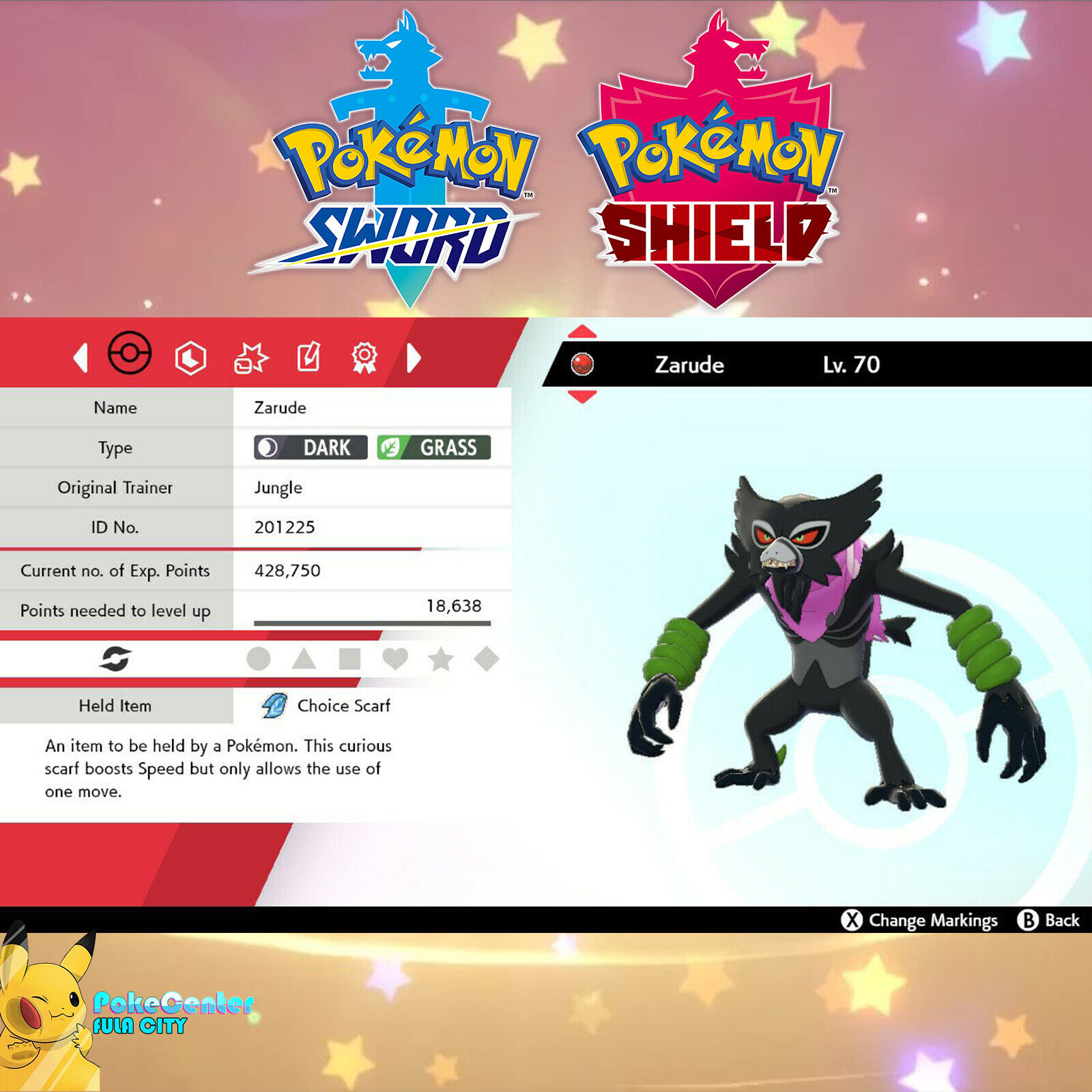 ✨ ZARUDE ✨ 6IV COCO MOVIE EXCLUSIVE EVENT ✨ NON Shiny ✨ Pokemon Sword Shield