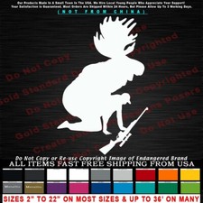- Moose Humping Hunter Funny Hunting Wildlife Car Truck Sticker Vinyl Decal
