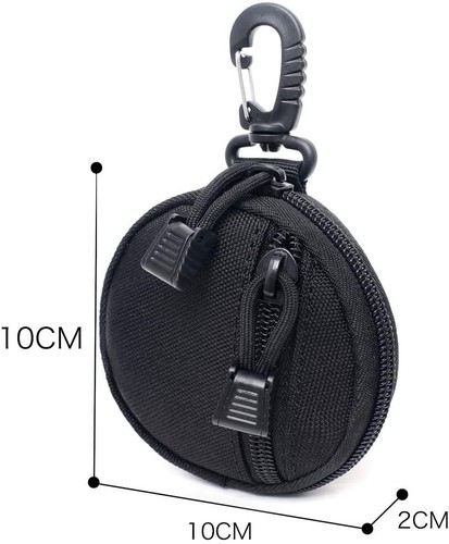 Custodia tattica borsa molle come portamonete portachiavi portafoglio confezione cuffie wireless - Foto 2 di 15