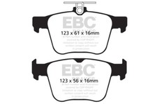 EBC Greenstuff Rear Brake Pads for Skoda Kodiaq 1.4 Turbo 4WD (150 BHP) (16>)