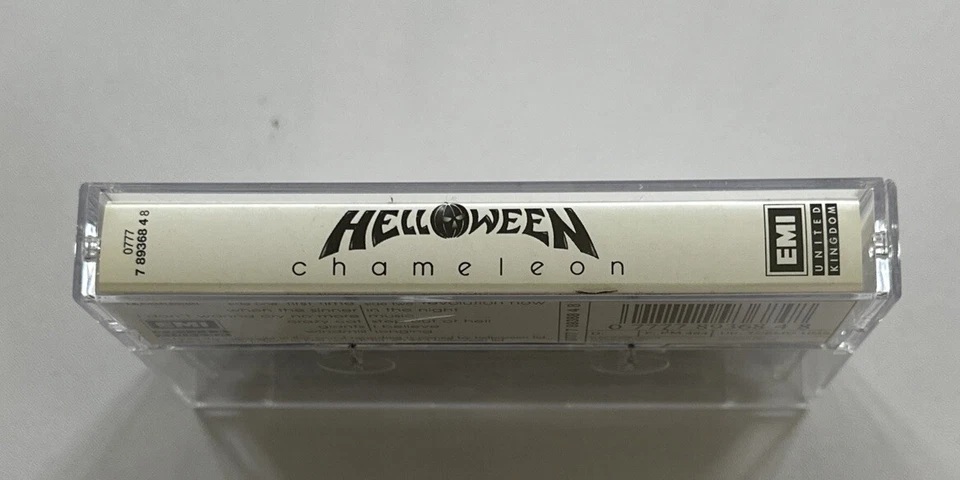Helloween Chameleon Cassette Tape Rare Hard To Find Heavy Metal Ex / Mint - Image 4 of 4