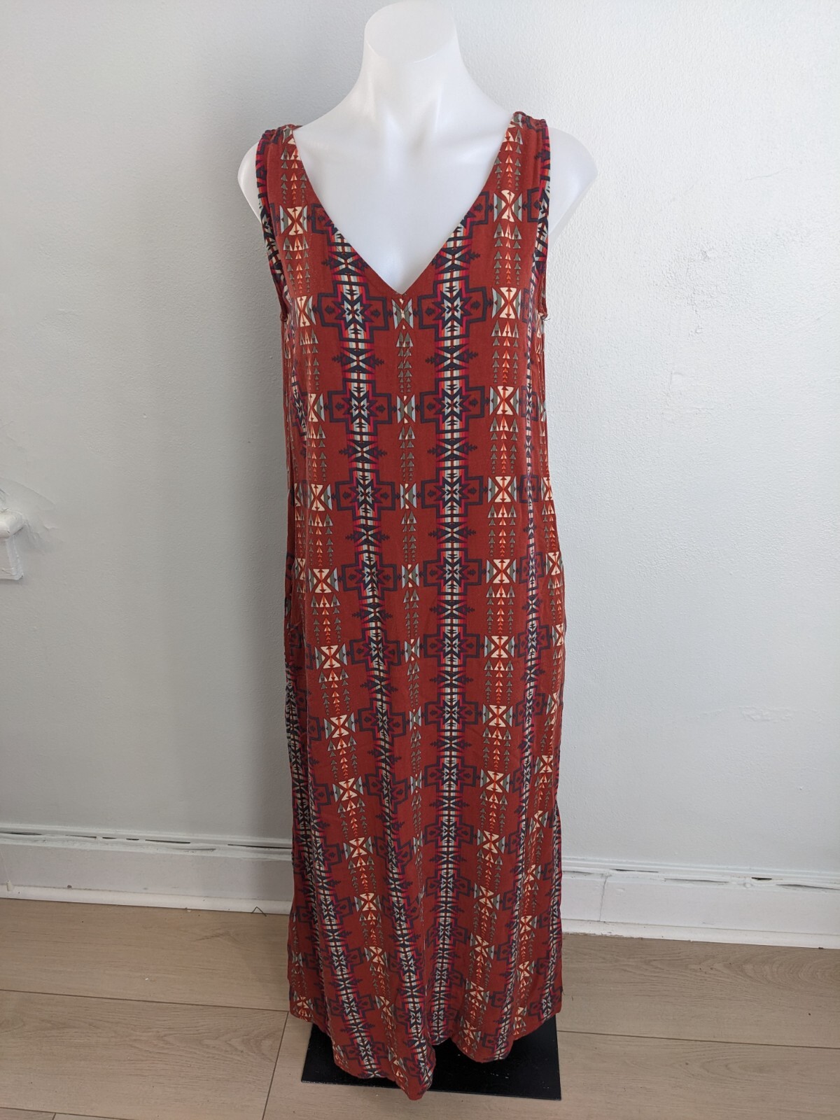 Pendleton Size XS Sleeveless Patterned Maxi Dress… - image 3