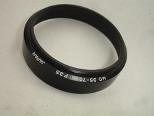 MINOLTA MD 35-70mm / 3.5 LENS HOOD for manual focus lens , Genuine SCREW IN