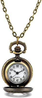 Orologio Da Taschino Steampunk Lusso Con Catena – Collana Uomo Stile Vintage, Movimento Al Quarzo