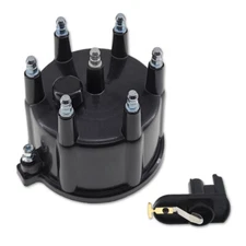 Black Distributor Cap and Rotor Kits Fit 1984-1997 Ford Mercury Jeep 3.0 4.0 4.9
