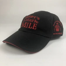 Maker's Mark Mile Hat Cap Strap Back Black