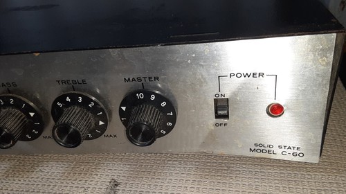 Vintage Bogen Challenger PA Amplifier C-60 Solid State - Tested - Working - Picture 3 of 6