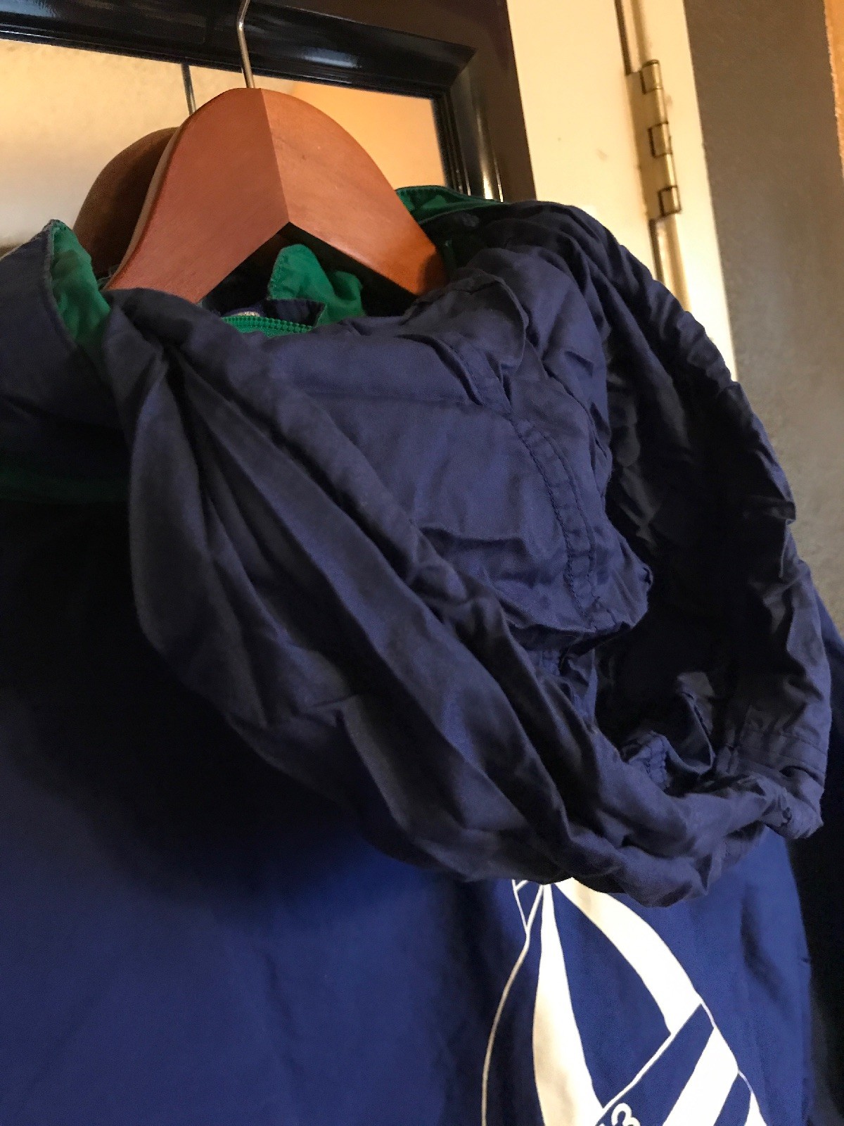 Vtg Nautica Cup Scotland Hooded Sailing Jacket Blue Size XL 90's image 8