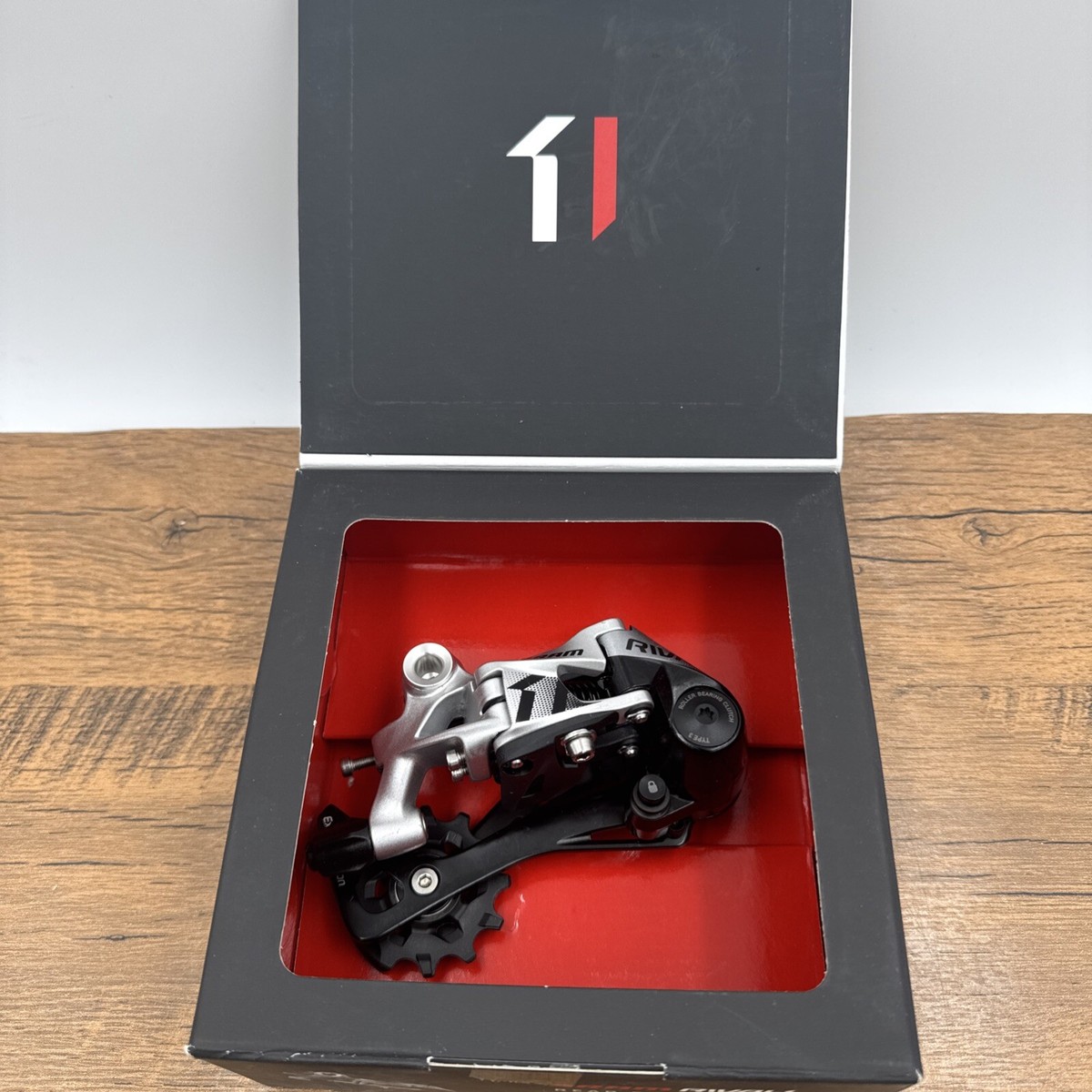 SRAM Rival 1 Rear Derailleur - 11 Speed, Long Cage, Black/Silver